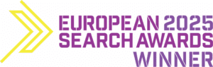 award badge European Search Awards Winner 2025 nagroda dla Midero